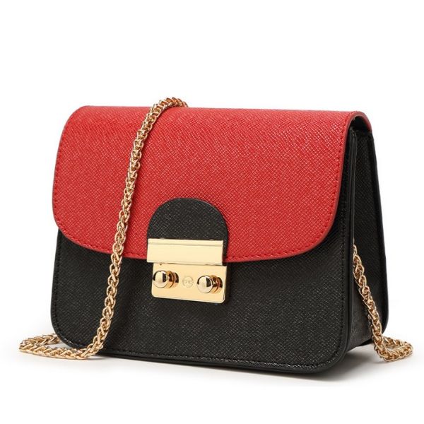 2016 new small square shoulder bag Messenger bag handbag European and American fashion star models chain