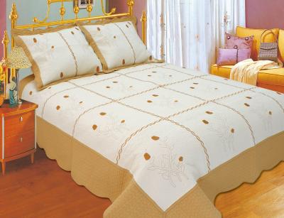 Leaf Pattern Embroidery Quilt Kits With High Standardized Production Line