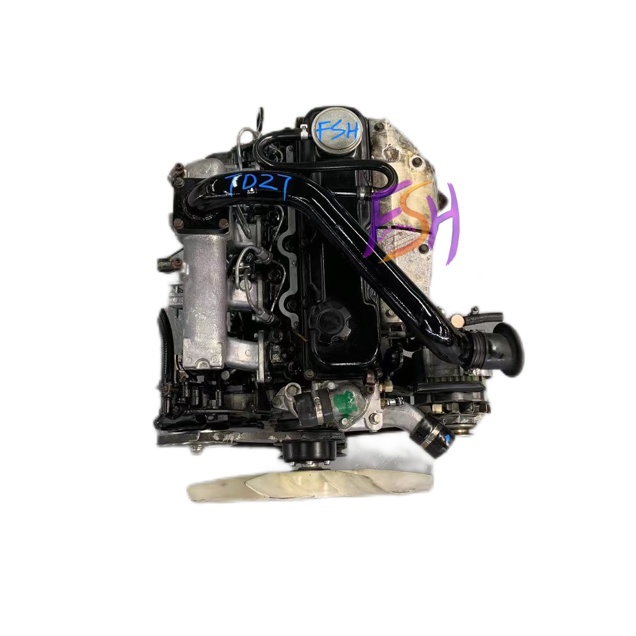 Moteur diesel d'occasion de haute qualité en promotion pour Nissan TD27 pour Pick-up 4 cylindres