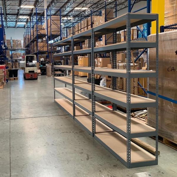Light-duty Boltless Steel Metal Shelf Rack Easy Install Supermarket Shelves for Home Storage