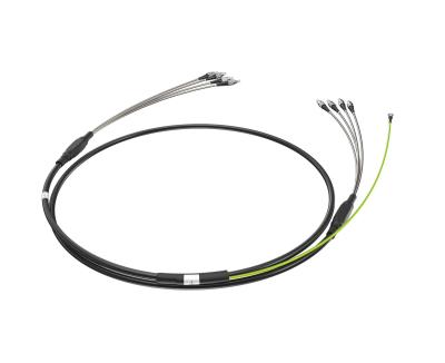 FC FC Armored Tactical Fiber Cable Fanout Fiber Optic Patch Cord