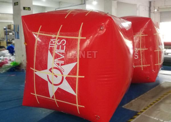 Square Inflatable Marker Buoy , Floating Marker Buoys Apply To Ocean