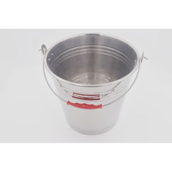 12L Strict quality control champagne wine beer stainless steel ice bucket standard metal pail