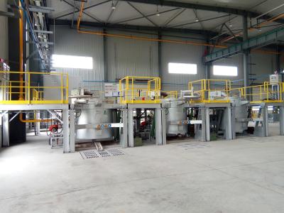 fornalha de derretimento de alumínio elétrica industrial de 600kg 950C para a carcaça de dado