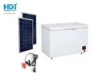 8,8 Cf congelador recarregável DC24V das energias solares de 250 litros a pilhas