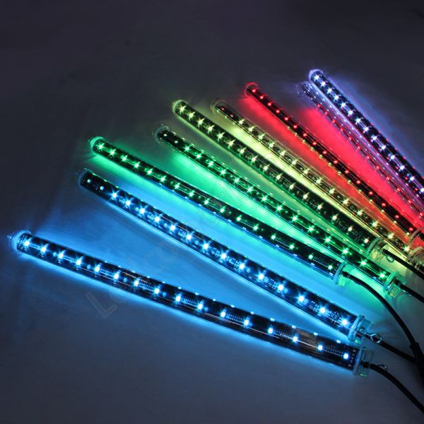 1M LED Meteor Lights 12W DMX RGB IP65 Waterproof Pixel Tube Lights