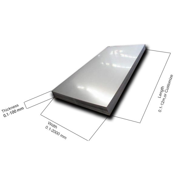 SS Plaque d'acier inoxydable de haute qualité DIN ASTM 201 303 304 de qualité pour l'industrie