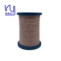 Cobre de seda de nylon del alambre de Ustc Litz de la clase 155 de Udtc 0.04m m