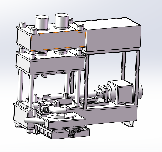 Elbow Production System Medium Frequency Heating Push-Making Machine  Hot-Forming Elbow Machine
