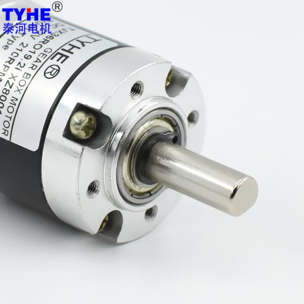 8mm Shaft Steel / Plastic Gear DC Planetary Gear Motor With Brake 50kg.Cm