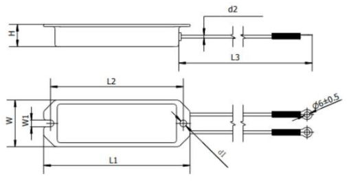 Ship Shaped Aluminum Housed Wirewound Resistors non flammable