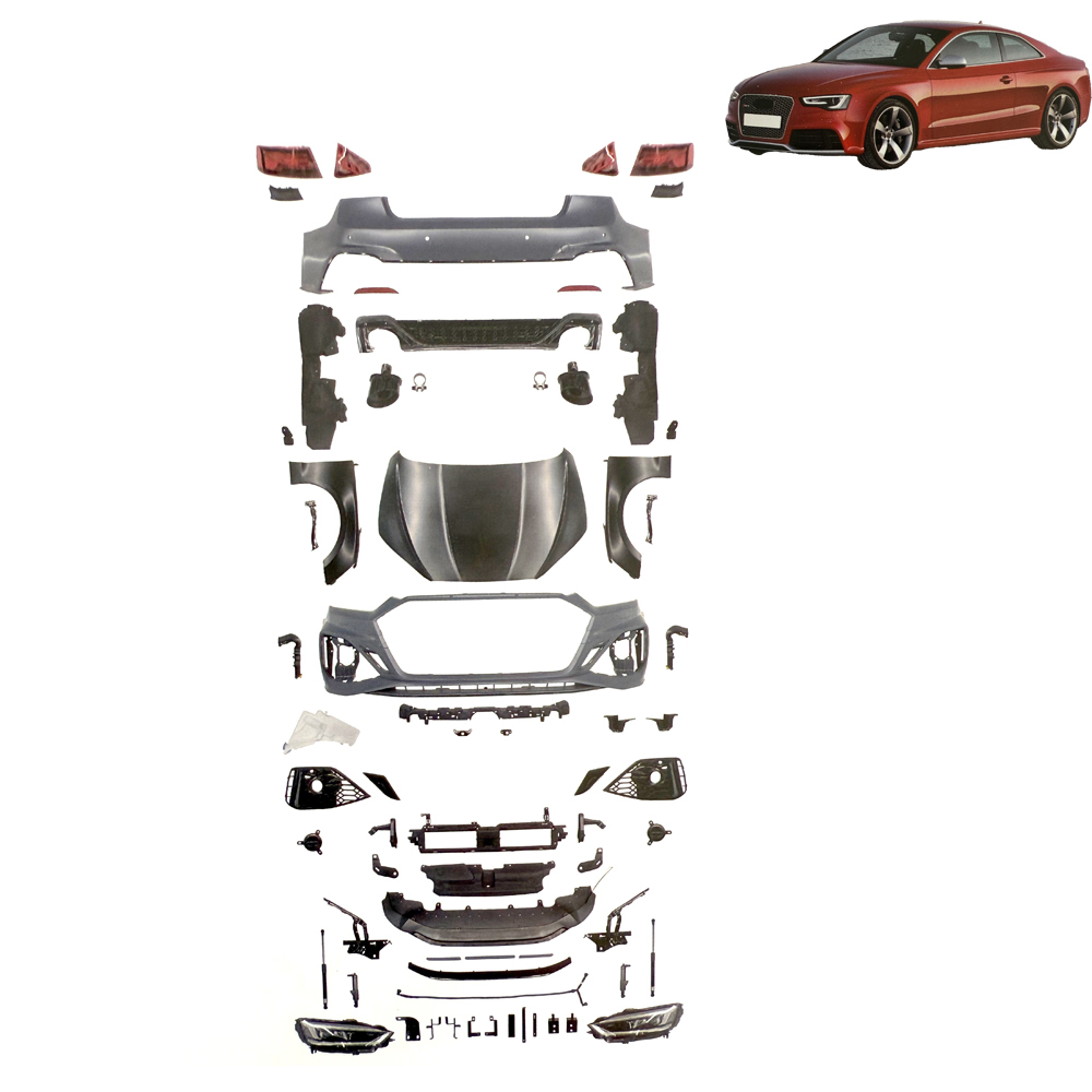 Full Front Conversion Body Kit Upgrade to 2021 RS5 Style for 2008 Audi A5 B8