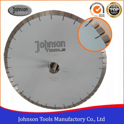 500mm Laser Welded Diamond Stone Cutting Blades for Cutting Granite , Double Segments and Silent Core