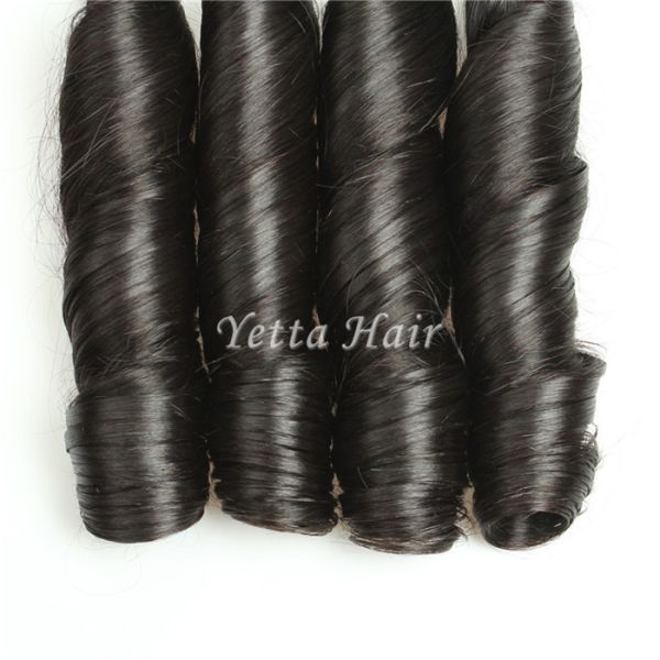 Ровная толщиная перуанская тетенька Funmi Спираль Завивать выдвижений волос Remy