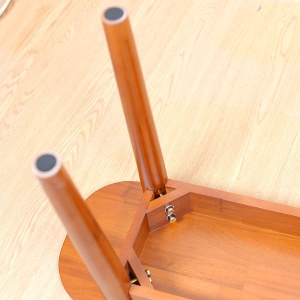Круг Mahogany журнальных столов ширины пакета 100cm KD ретро