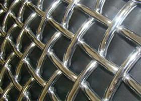 Fine Stainless Steel Crimped Wire Mesh / Stainless Steel Wire Grid Panels