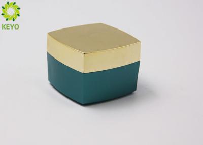 Square Shape Empty Cream Containers , Acrylic Cream Storage Jars 50ml
