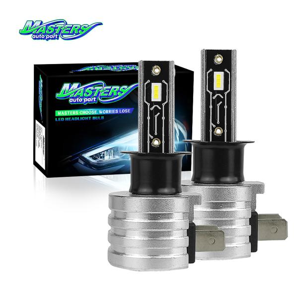 Masters NH-H1 1:1 con bombilla de halógeno 40W 4000LM 9-16V DC 6000K bombilla de faro LED