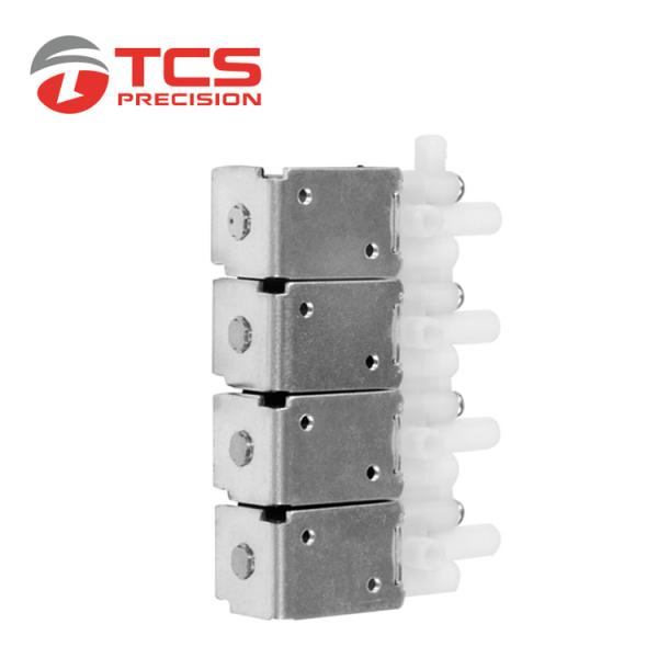 Micro válvula de solenoide elétrica da posição da maneira 2 da C.C. 24V 3 da válvula de solenoide do ar