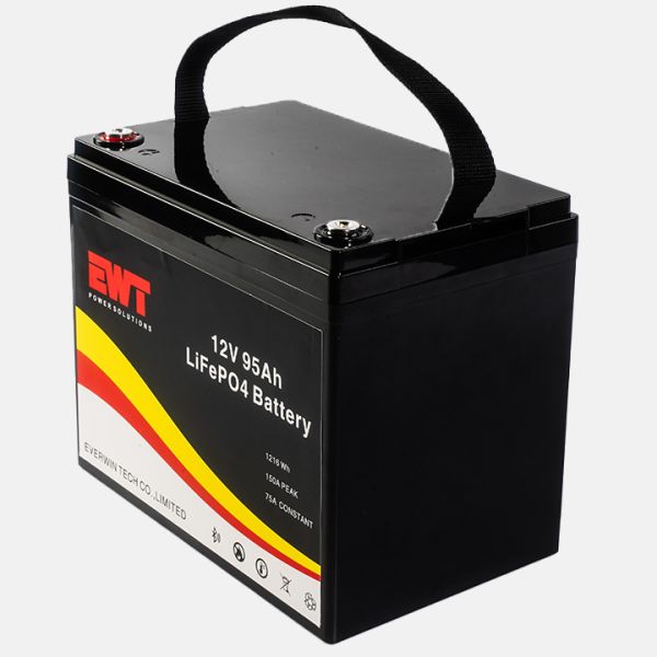 Les chariots élévateurs électriques remplacement 12V LiFePO4 LFP batterie au lithium 12,8V 95Ah batterie au lithium fer phosphate avec BMS