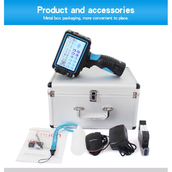 Card Printer Inkjet Balloon Printer Handheld Inkjet Printer Single Color Fast Dry Ink