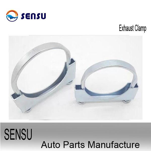 Surface Polishing Stainless Steel Exhaust Clamps 4'' U Type Corrosion Resistance