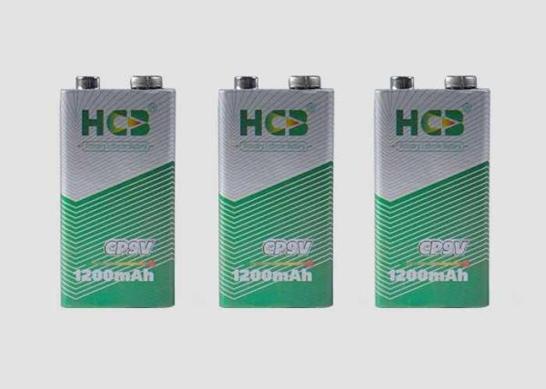 Custom CP9V Lithium Primary Battery Consisting Of 3 Li MnO2 Cell Non Rechargable