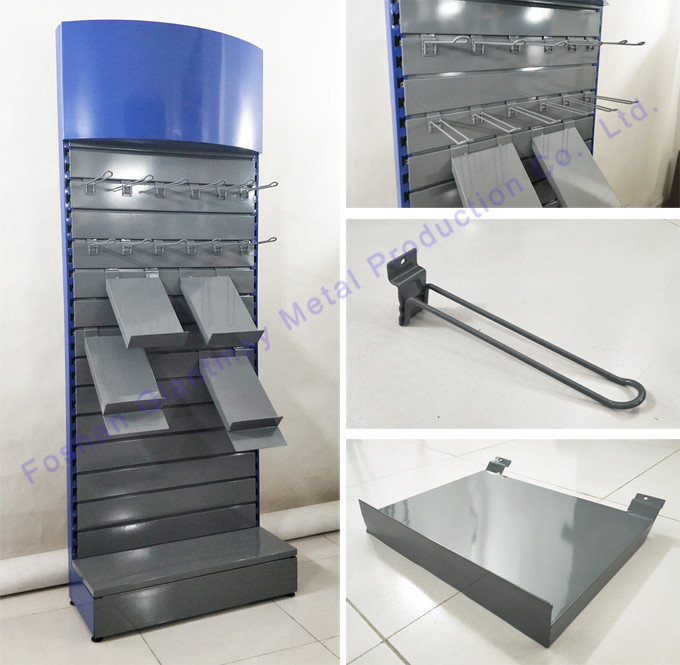 Дисплей Slatwall косметической стойки пола Freestanding