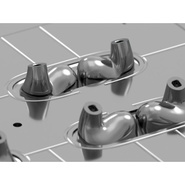 OEM / ODM: moulage par injection de précision et couvercle intérieur inférieur de la boîte de charge des écouteurs n °24198
