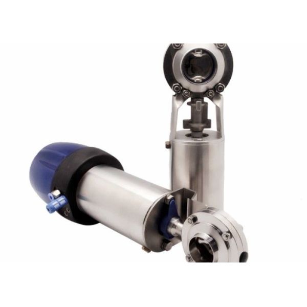 Сваренные места концов EPDM 1/4" Tri клапан-бабочка струбцины