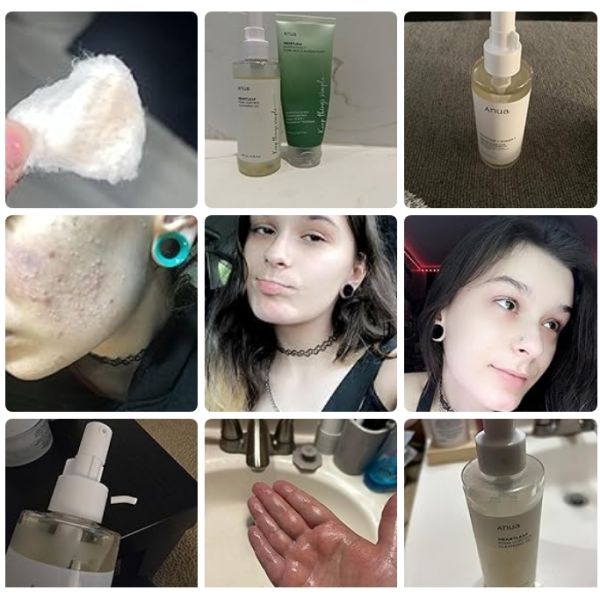 ODM Heartleaf Pore Control Moisturizing Facial Cleanser Oil For Face Makeup Blackhead Remover 6.76 Fl Oz