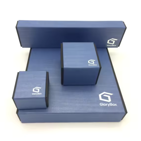 Магнитная бумажная коробка картонная жесткая ювелирная упаковка