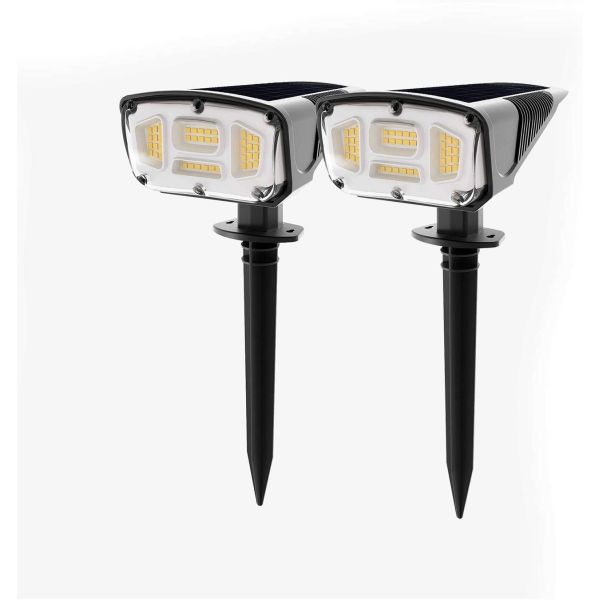 IP55 1.5W Outdoor Solar Landscape Spotlights , 200LM Solar Outside Security Lights