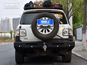 Heavy Duty Rear Winch Bumper Bull Bar Patrol Y62 2014-2017