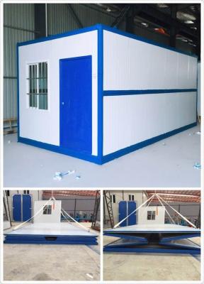 Fire Proof Prefabricated Container House Foldable Container House Colorful Painting