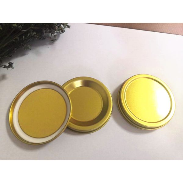 10g Vacuum Empty Caviar Tin Can Food Grade With 0.28mm Tinplate Material