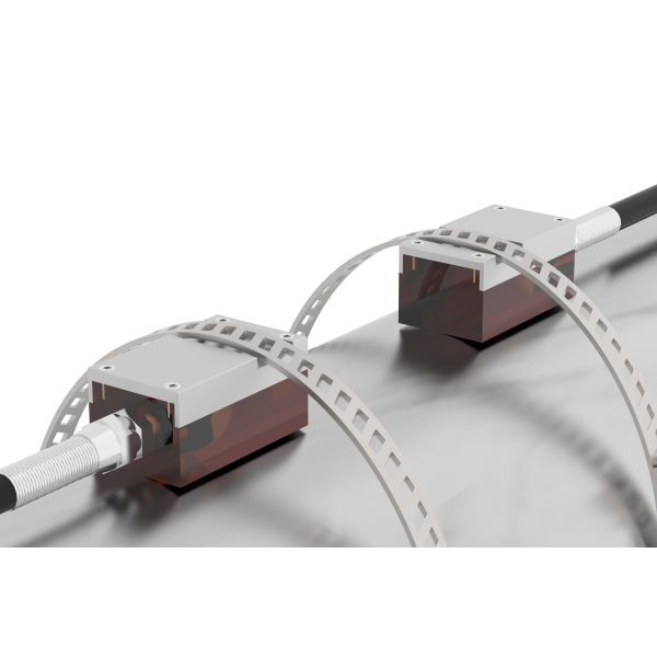 ST502 Ultrasonic Energy Meter with Clamp On Transducers and Built In RTD Module for Precise Measurement of Liquid Heating and Cooling Systems