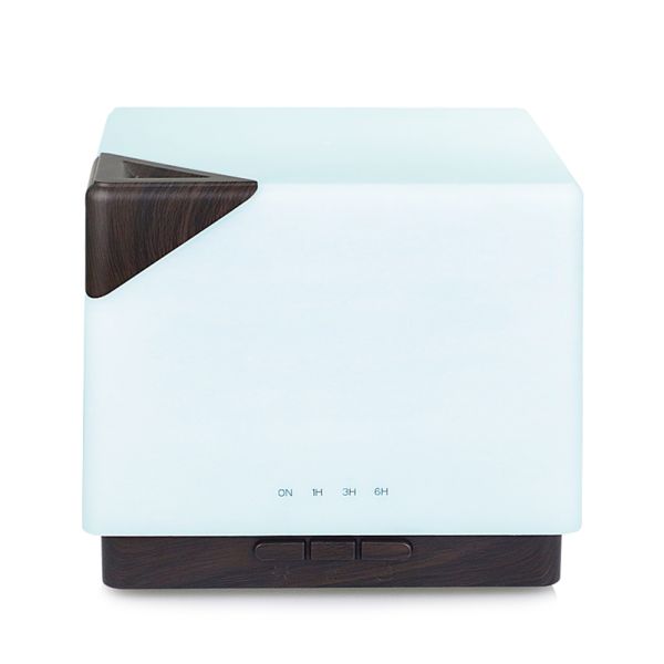Factory Ultrasonic Aromatic 7 Led Color Cool Misting Air Humidifier 700ml Square Essential Oil Aroma Diffuser for Home Office