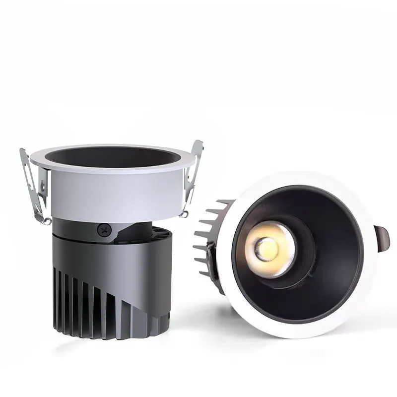Factory Price IP44 LED Recessed Spot Downlight Tuya Zigbee Smart Control Ugr<19 Anti-Glare Down Light Spring Clip Installation 30W 3 Years Warranty