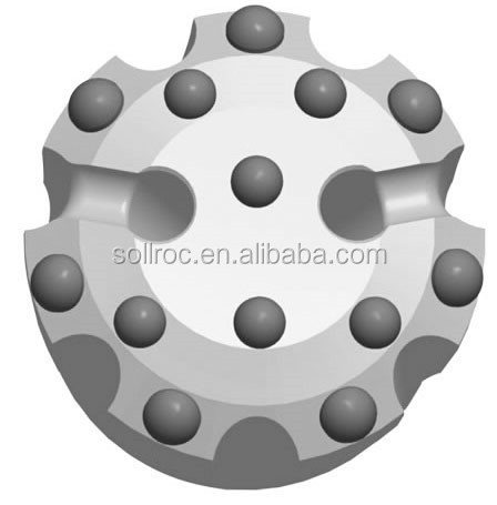 M30 M40 M50 M60 M80 Shank DTH Drill Bits 3.5 - 12 Inch Carburized Steel Down The Hole Drill Bits