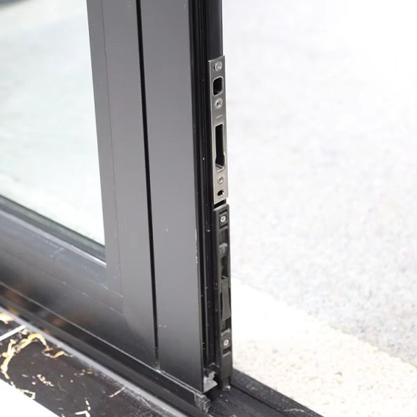 Modern Aluminum Glass Entry Door Clear External Aluminium Glass Door