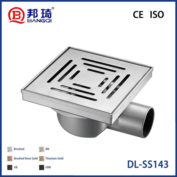 DL-SS143 Drainage de plancher en acier inoxydable européen