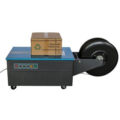 Factory Directly Semiautomatic Kraft Paper Band Belt Strapping Machine For Carton Box