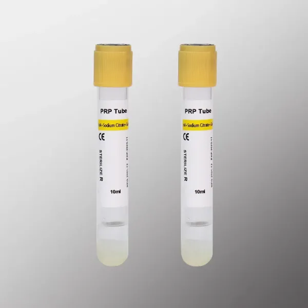 Siny High Quality Medical Consumables Ha & Sodium Citrate & Gel Disposable Vacuum Blood Collection Prp Tube