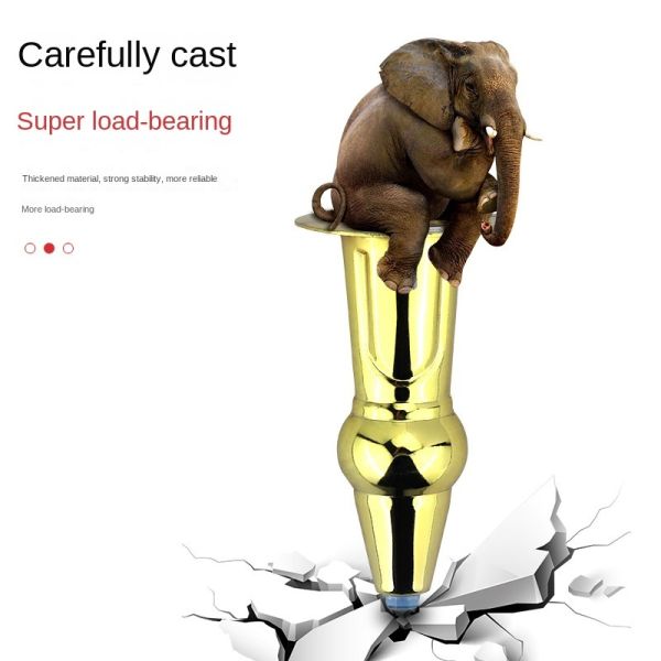 Wanjusheng Hardware Furniture Accessories Iron Table Legs 15 cm Gourd-shaped Metal Sofa Cabinet Legs