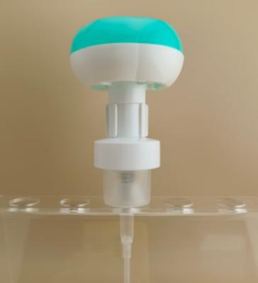 Nice Design Cyan Plastic Flower Shape Foam Pump for Children's Hand Sanitizer Bottles