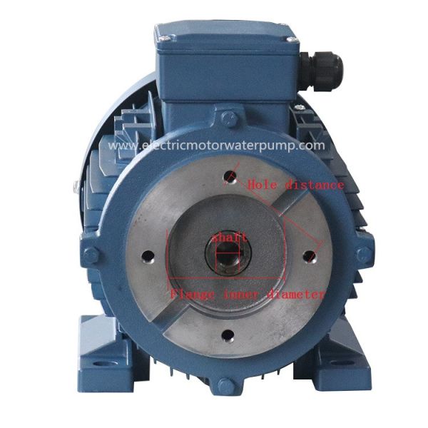 Motor eléctrico hidráulico 0.8KW 1.5KW 2.2KW 4KW 5.5KW 7.5KW del eje del eje interno del hueco para el sistema hydráulico