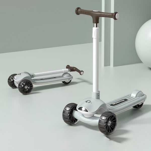 Foldable Children Kick Scooter with Music and Light Category Children Foldable Ride
