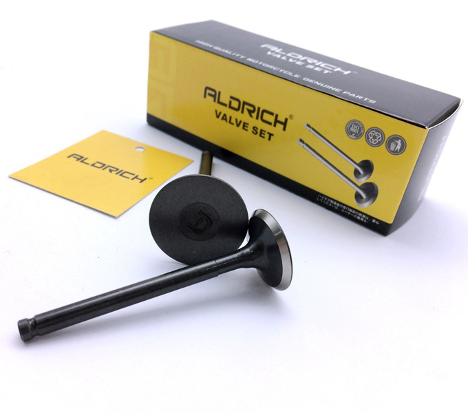 GY6 Engine Valve Set High-Strength Alloy Steel Intake & Exhaust Valves Kit for Scooter