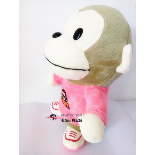 plush monkey red boys shoes hot toys for kids cheap china cartoon children holiday present new fashion Eu japanese model